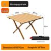 Folding Metal Carbon Steel Roll-up Camping Table and Chair Set