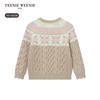 Teenie Weenie Kids' Girls' Embroidered Wool Blend Pullover Sweater