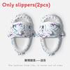 Ciabatte Punk Shark Estive Casual in Eva Slip-on per Coppie con Antiscivolo e Comfort Rialzato