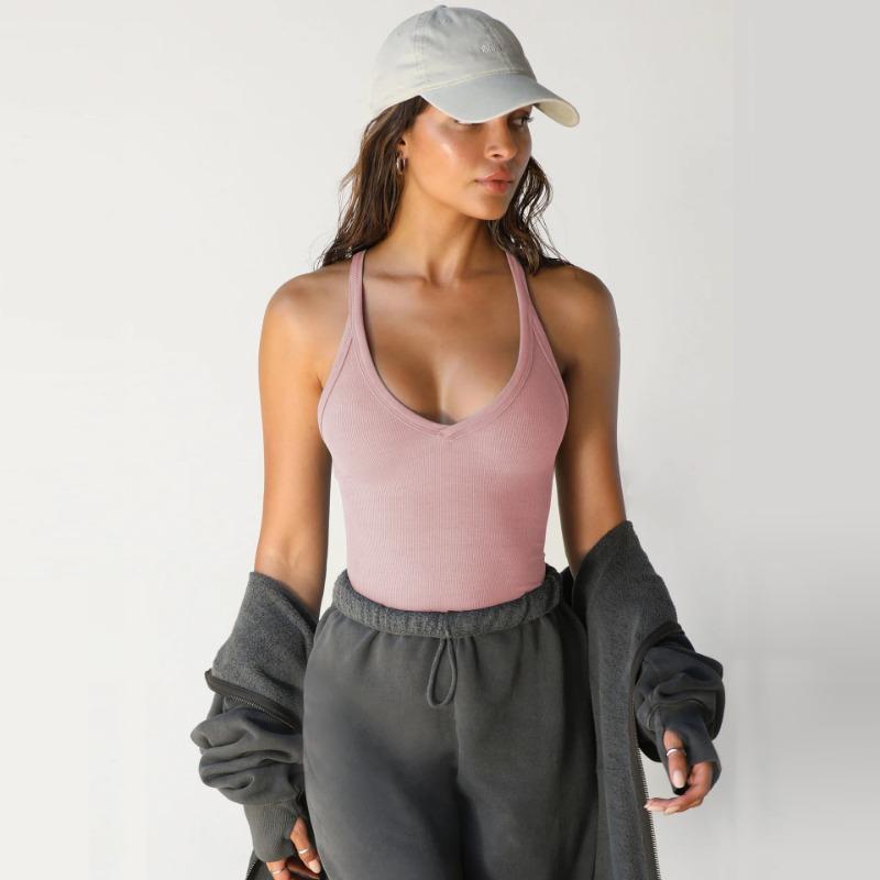 Frühlings- und Sommerstrickweste für Damen Sexy Slim-Fit Top Mode Elegant Slim Fit Lässig Basic Innenliegendes Unterhemd Damenbekleidung 3718