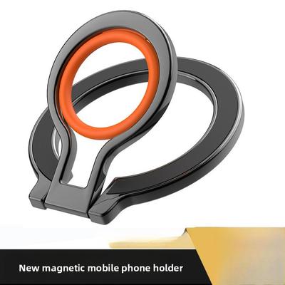 Magnetische Handy-Drehpunkt-Halterung Metall Lazy Desktop-Halterung Zinklegierung Handy-Ring-Schnalle