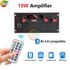 DC3.7-5V Single Channel BT5.0 Audio Amplifier Board 10W Portable Trolley Speaker Multi-function MP3 Decoder Board with Amplifier
