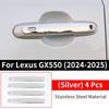 For Lexus GX550 GX550h 2024 2025 Exterior Door Handles Decoration Chrome Sequ,gx 550 Upgraded Accessories Modification Tuning