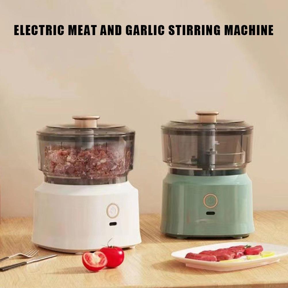 350ml Electric Food Chopper Garlic Masher Crusher Mini Cooking Machine USB Charging Garlic Chopper Detachable Kitchen Supplies