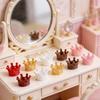 20pcs 1cm Mini Alloy Crown Charms Loose Beads Pendants Dollhouse Metal Crown Miniature Jewelry Making Necklace DIY Crafts