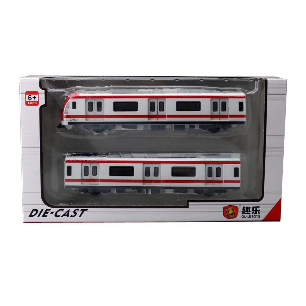 Metro Transit Rail Trains Model Toy Set With Light Sound Effects For Kids Gift