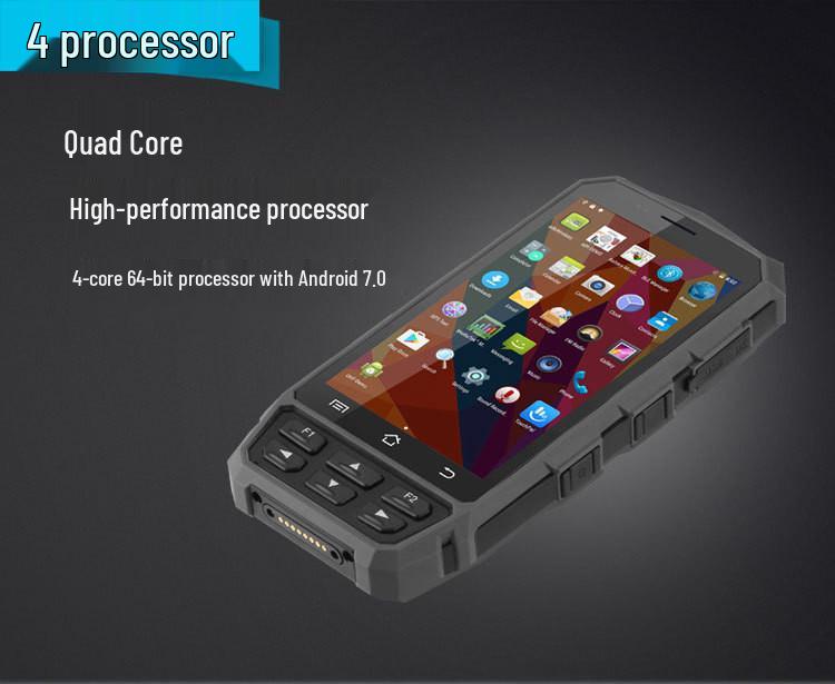 UHF RFID Handheld Reader & Writer with 1D/2D Barcode and Fingerprint Recognition