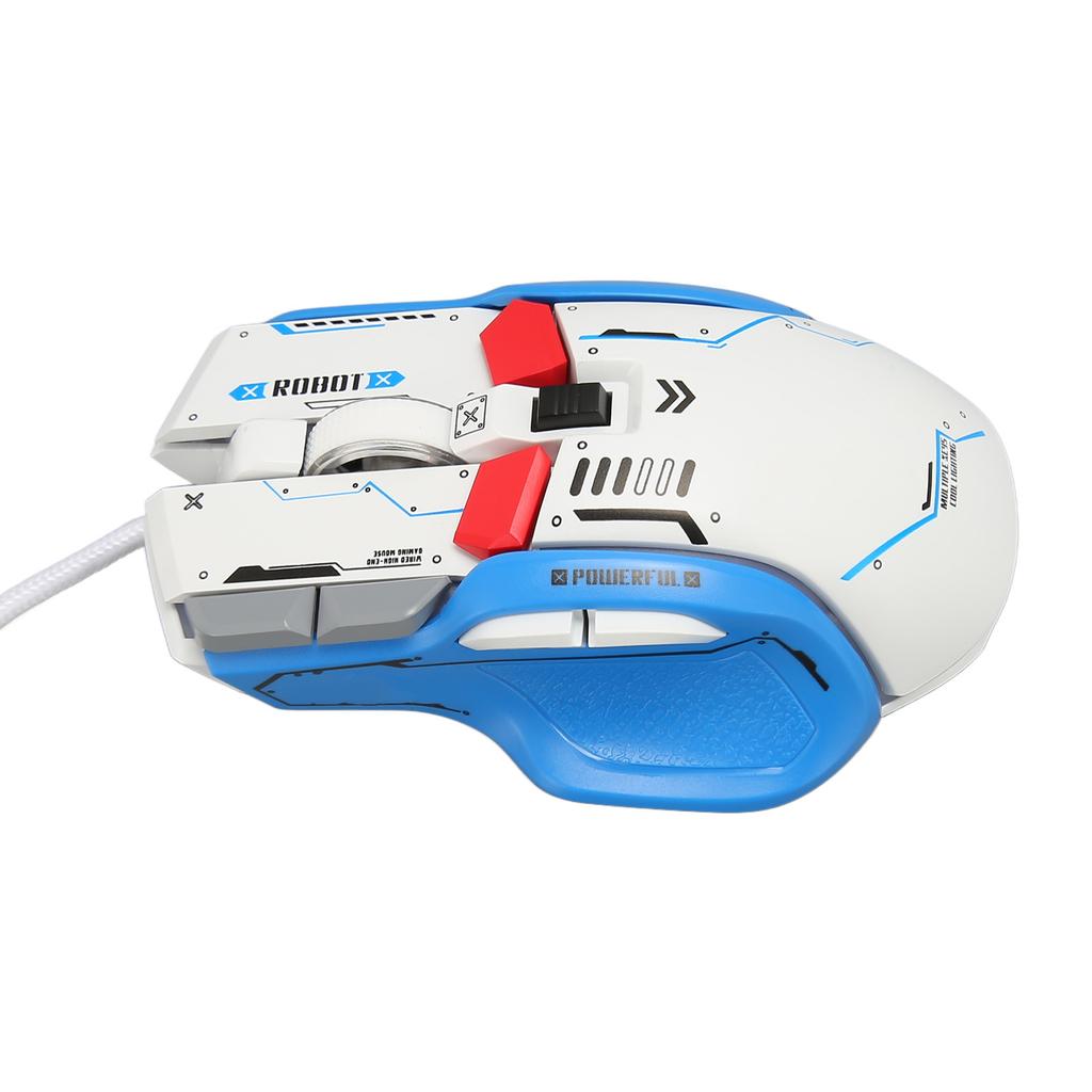 Wired Mechanical Mouse Macro Programming RGB Light Mouse 12800 DPI Gaming Mouse for Windows 7 8 10 for IOS