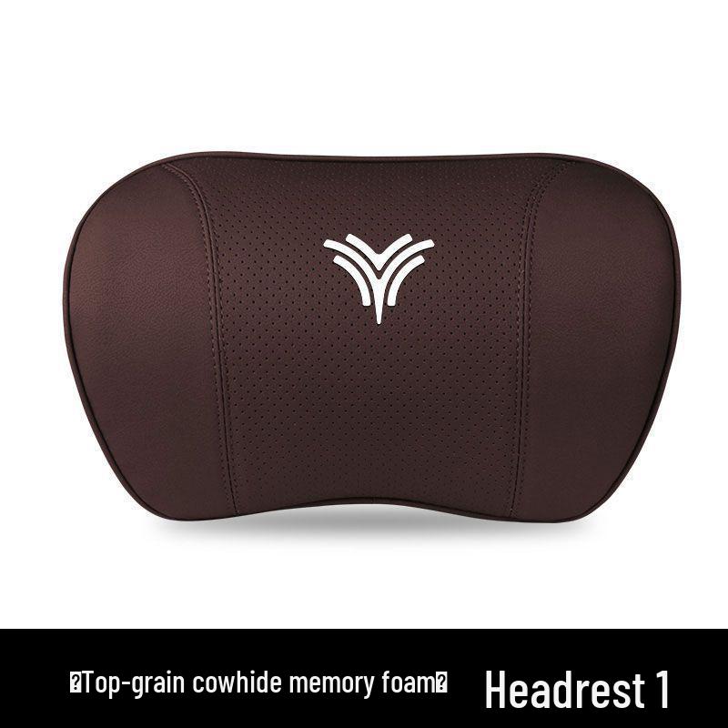 Nezha S Car Neck Support Pillow and Nezha V/U Seat Memory Foam Lumbar Cushion Single Neck Headrest