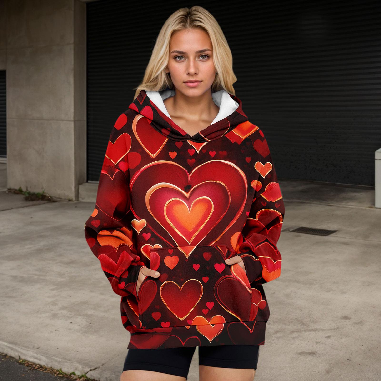 

Женские толстовки большого размера, флисовые толстовки, рубашки с длинными рукавами, пуловер, осенняя одежда с карманом XXXL киноварь