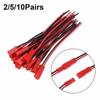 10Pairs High Quality Pitch 2.54mm 100/150mm Cable Wire Socket Plug 2 Pin Connector  Male + Female