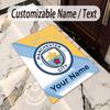 Crystal Velvet Rug Manchester City Print Custom Name Text Floor Mat Home Decor
