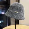 New Autumn and Winter Lamb Velvet Warm and Comfortable Fisherman's Hat for Women Korean Version Outdoor Cold-proof Ear Protection Versatile Bucket Hat