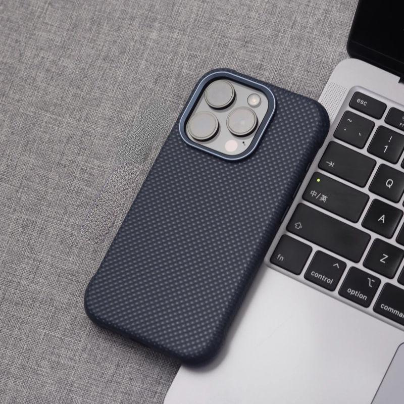 Silicone PU Leather Phone Case for Apple iPhone 16 ProMax- MagSafe Drop-Resistant Business Style Phone Cover for iPhone16/15/14/13/ProMax/Plus/Pro