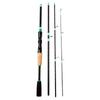 Fiberglass Travel Fishing Rod 4 Section Sensitive Tip Pole For Stream Anglers Backpacking Trout River Freshwater Saltwater