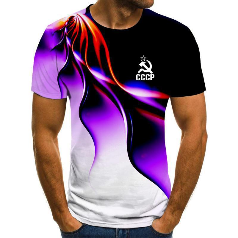 Men T-Shirt Women Tees 3D Print Short Sleeve Comfortable Sportwear T Shirts