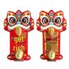 Lion Dance Magnetic Doorbell Sticker: Attract Wealth & Fortune for New Year Festival
