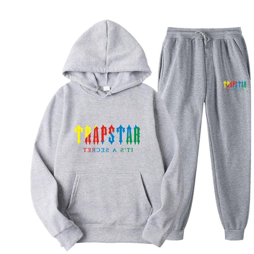 Men's Women's Hoodie Sweatpants 2-piece Sports Set Casual 16 Color Print