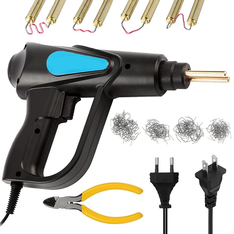 

70 Вт горячий степлер пластиковый сварочный аппарат термофен сварочный аппарат набор инструментов для ремонта бампера автомобиля с паяльником скобы вилка ЕС вилка США
