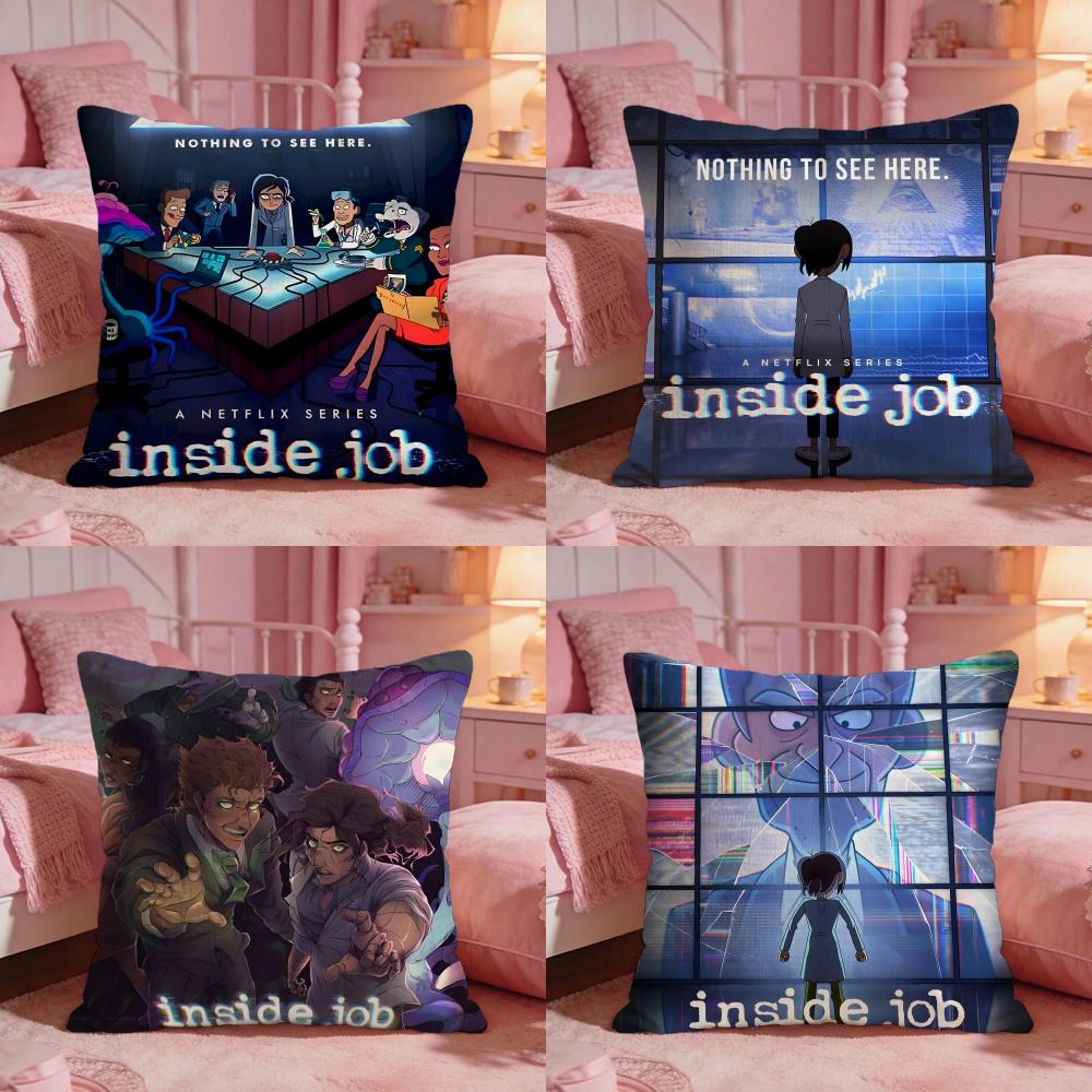 Inside JJobs Anime Classic Cushion Cover Premium Comfort Reversible Pillow Cove Two In One Design For Any Room Car Interior