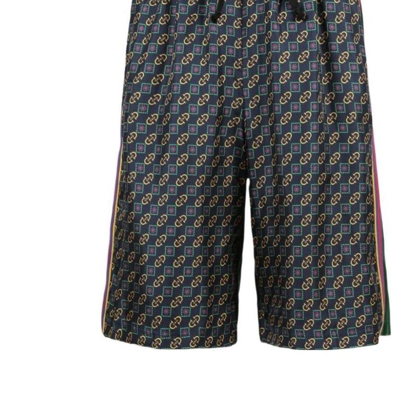 GUCCI Horsebit And Basketweave Cotton Shorts Men's 572728-XJA4Y-4823
