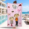 Lola Adventure Beach Towel, Super Soft Microfiber, Perfect Gift for Her/Him, Birthday, for Pool, Beach, Travel, Decor Beach Party