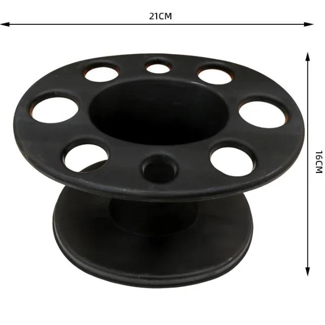 1Pcs Salon Barber Comb PP Storage Stand For Hairdressing Combs Brushes Scissors Iron Roll Organizer Rack Hair Styling Holder