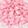 30Pcs Ribbon Bow Pink White Gift Tie Bow Applique Wedding Decoration Bow Patch DIY Decoration