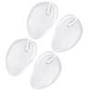 4pcs Insoles Comfort Healthy Material Non Slip Invisible Cushions Metatarsal Forefoot Pads Reusable Washable Toe Inserts