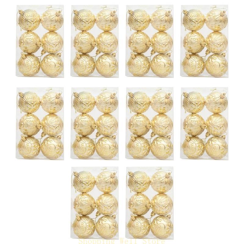 KX4B Distinctive Christmas Tree Baubles Festival Decorations for Seasonal Hangings