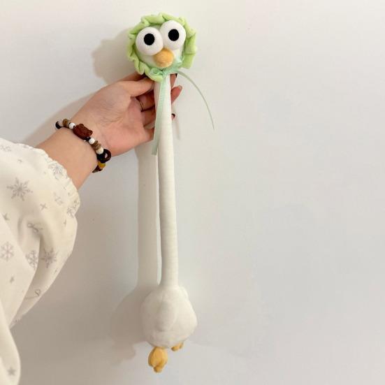 Cute Big-Eyed Stuffed Toy Long Neck Dog Duck Giraffe Plush Doll Car Bag Keychain Cute Animal Bendable Plush Figure Unique Gift for Dog Lovers