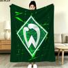Werder Bremen Print Flannel Blanket, High Quality Comfortable for All Seasons, Home Decor, Warmth and Comfort, Perfect for Christmas Gifts