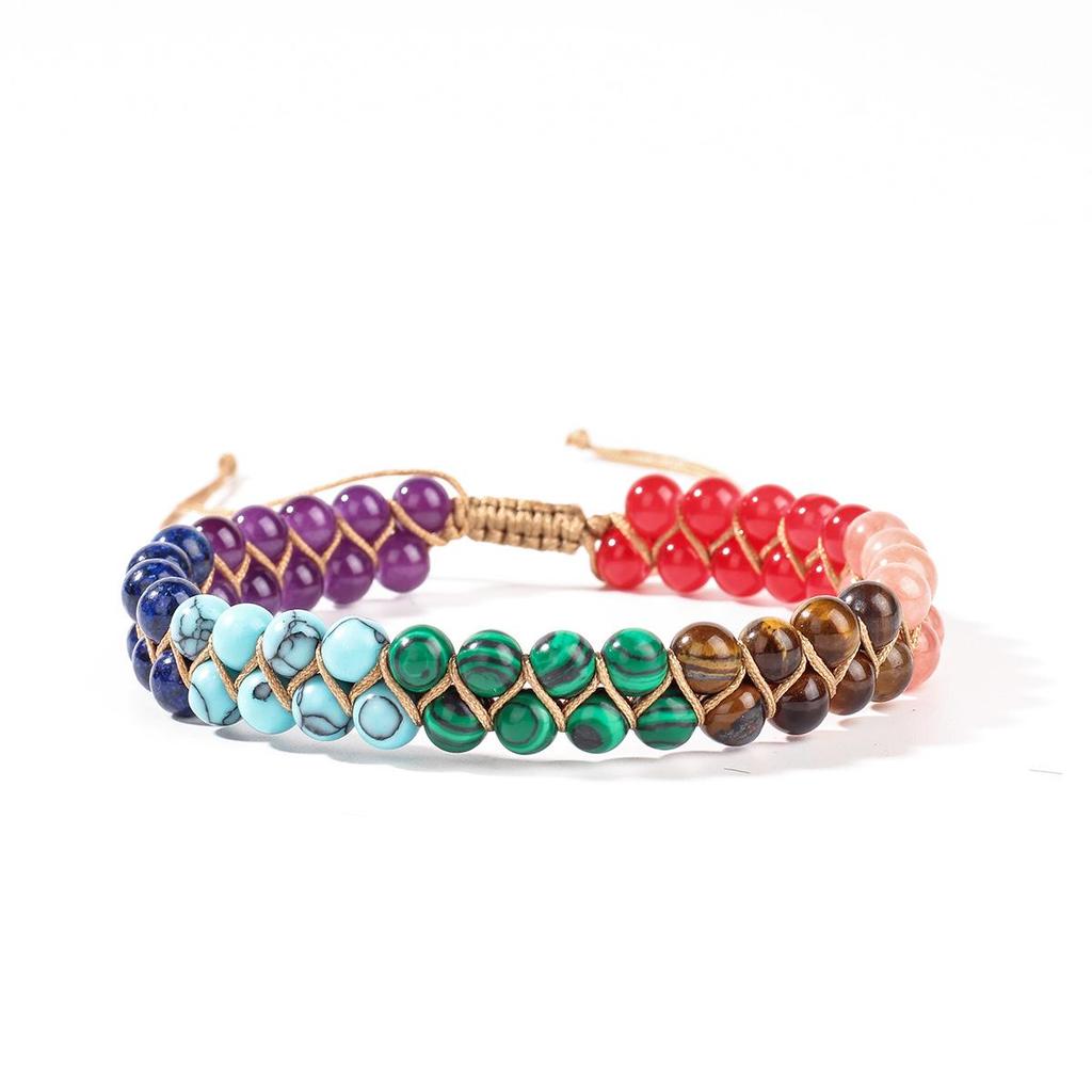 Women's Exotic Crystal Lapis Lazuli Woven Anklet - Water-Resistant & New Arrival