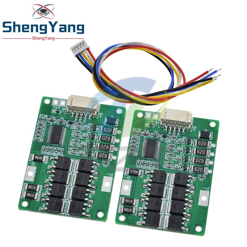 TZT 4S 20A 12.8V 14.4V 32650 32700 Lifepo4 Battery Balanced BMS for Electric Boat Uninterrupted Power Supply 12V Car Battery