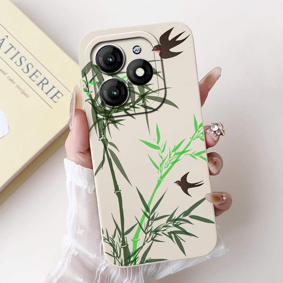 For Itel A70 Case A665L Cute Panda Cartoon Cover Soft Silicone Shockproof Phone Case Fopr Itel A70 A 70 ItelA70 Back Cover Shell