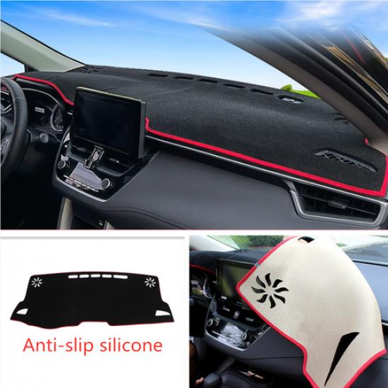 Car Red Dashboard Dash Mat DashMat Sun Cover Pad for Toyota Corolla -2024