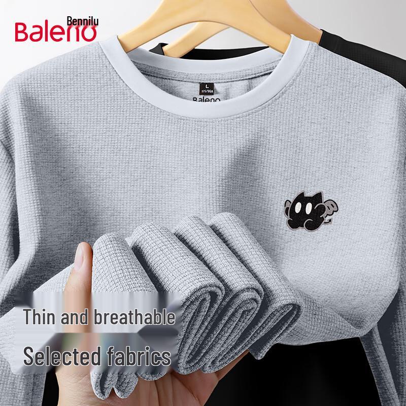 Baleno Men s Waffle-Knit Long-Sleeve T-Shirt XL