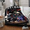 1pc Batman Flannel Throw Blanket - HD Printed Lightweight Soft Warm All-Season Blanket for Sofa, Bed, Travel091