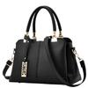 ORIJIRI Women's HandbagShoulder Bag, Popular, Large Capacity, 2-Way, Cute PU Leather (Black)