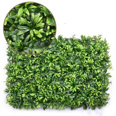UV Resistant Artificial Grass Wall Panel Square Shape 40*60cm Size Privacy Fence Panel Green Color Fake Lawn Carpet Indoor Decor