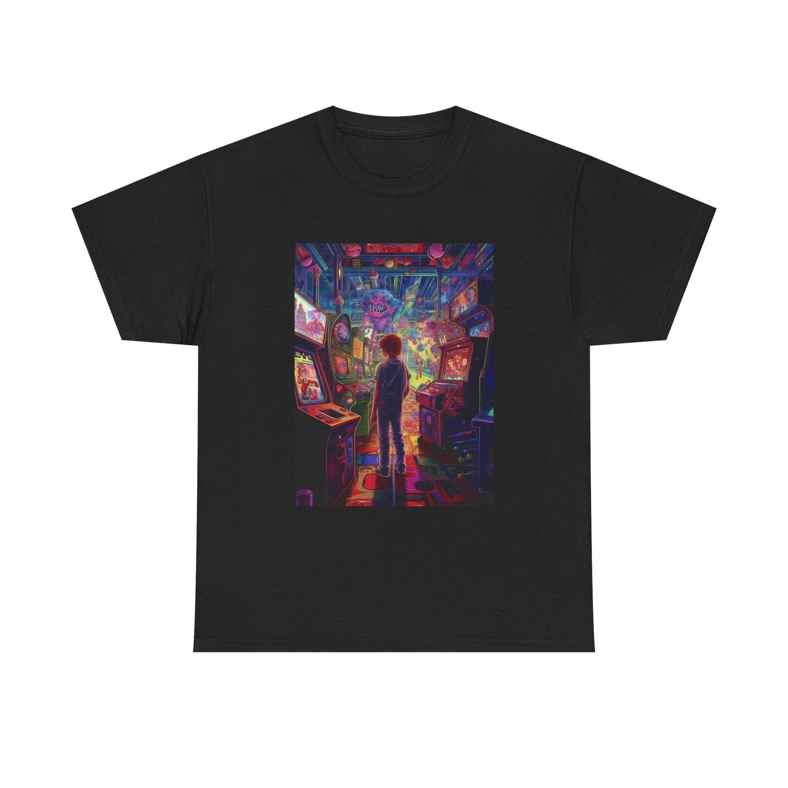 Men s and Women s T-shirts Retro Arcade Graphic XL