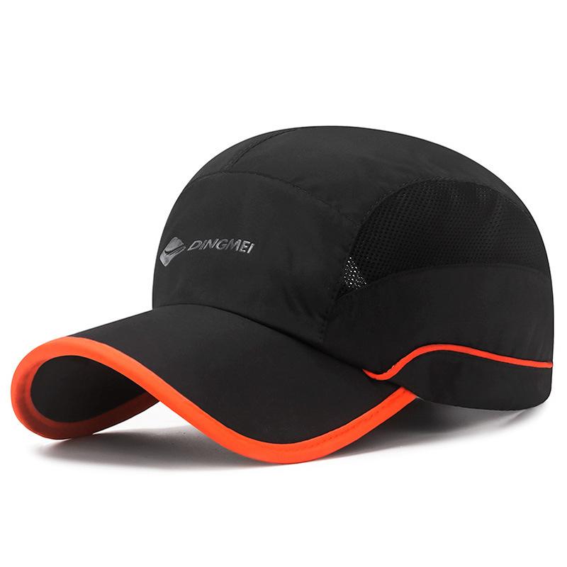 Summer New Outdoor Solid Quick Drying Mesh Men Baseball Caps Women Ponytail Baseball Cap Fashion Hats Simple Visor Casual Cap
