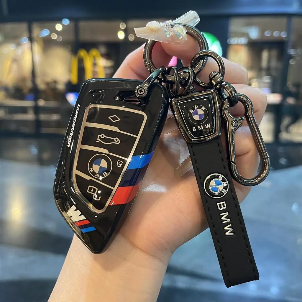 Car Remote Key Case Cover Shell for BMW X1 X3 X5 X6 X7 1 3 5 6 7 Series G20 G30 G11 F15 F16 G01 G02 F48 Car Accessories EV2