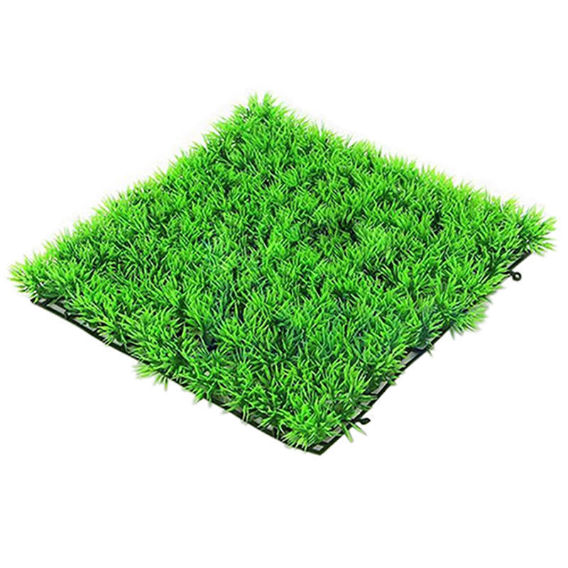 Artificial Water Aquatic Green Grass Plant Lawn Aquarium Fish Tank Landscape
