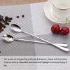 Ice Cream Spoon Waterproof Letter Printed Engraved Funny Stainless Steel Coffee Spoons Teaspoon Lightweight Tableware