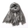 Artistic Retro Striped Cotton Linen Scarf - Japanese Korean Style, Four-Season Decorative Shawl, Easy To Match.