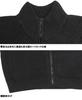One Colors Knit Thick Stand Size Black Mix Men's Blouson, Zip-Up Sweater/Cardigan, 5L,