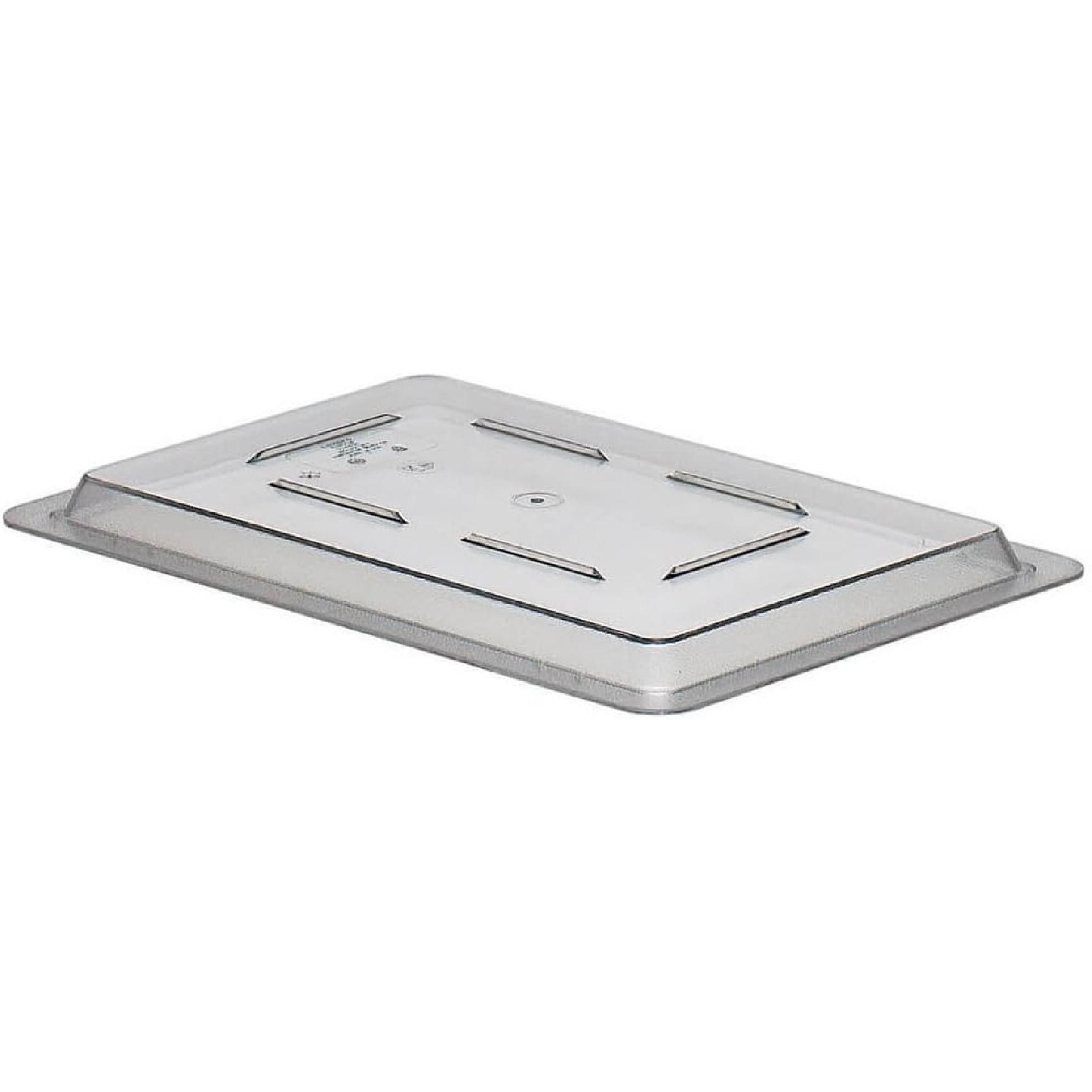 Cambro Camwear Flat Lid for Food Storage Boxes, 12 x 18 , 6PK Clear 1218CCW-135