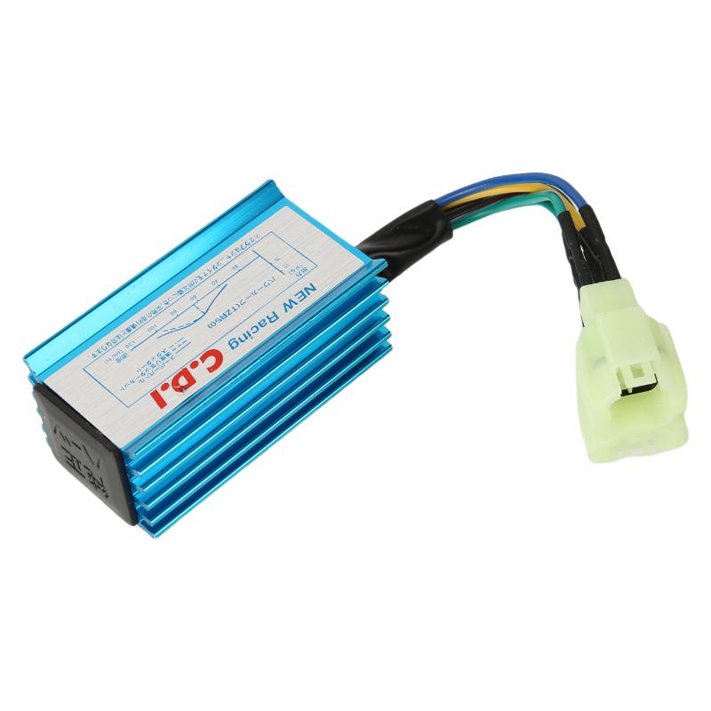 6 Pin Aluminum Alloy Racing CDI AC Box for GY6 XR50 70 90 CG125 Motorcycle 140CC 150cc 200cc Enginen Pit Bike Scooter ATV