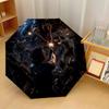 Custom Text Automatic 8 Bone Umbrella, Portable Sun Rain Protection UmbrellaResident Evil